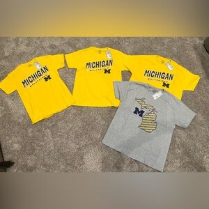 NWT Michigan Wolverines Unisex T-Shirts